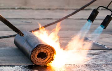 Potash asphalt flat roofing repairs